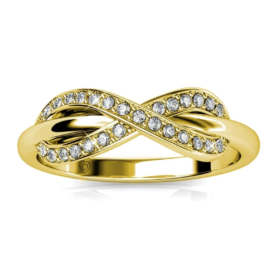 MYC-Paris Bague Trist DR0028-G - Doré Et Cristal | Femme Bague