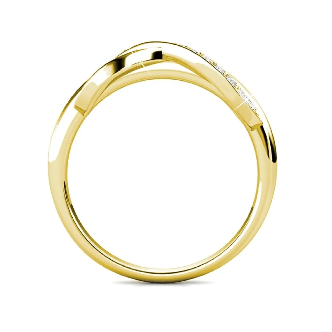 MYC-Paris Bague Trist DR0028-G - Doré Et Cristal | Femme Bague