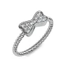 MYC-Paris Bague Twisted Ribbon Argentée | Femme Bague