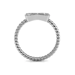 MYC-Paris Bague Twisted Ribbon Argentée | Femme Bague
