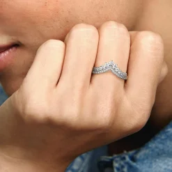 Pandora Bague Vœu Princesse Timeless Argent 925/1000ᵉ | Femme Bague