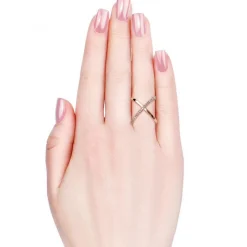 MYC-Paris Bague X Duo Or Rose | Femme Bague