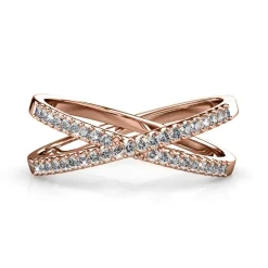 MYC-Paris Bague X Or Rose | Femme Bague