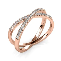 MYC-Paris Bague X Or Rose | Femme Bague