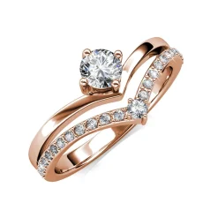 MYC-Paris Bague Zinnia Or Rose | Femme Bague