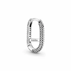 Pandora Boucle d'oreille pavée Link ME | Femme Boucles D'Oreilles
