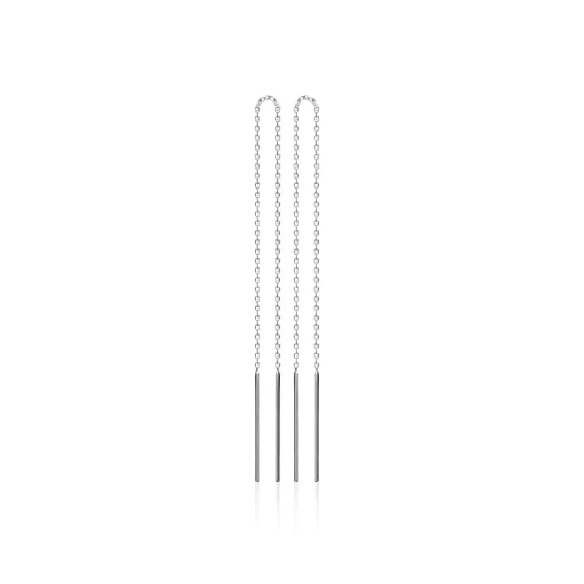 Maison de la Bijouterie Boucle d'oreilles Pendantes femme argent rhodié porté spécial - W53V400 | Femme Boucles D'Oreilles