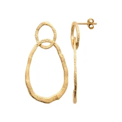 Maison de la Bijouterie Boucle d'oreilles Pendantes femme plaqué or - Y5WW000 | Femme Boucles D'Oreilles