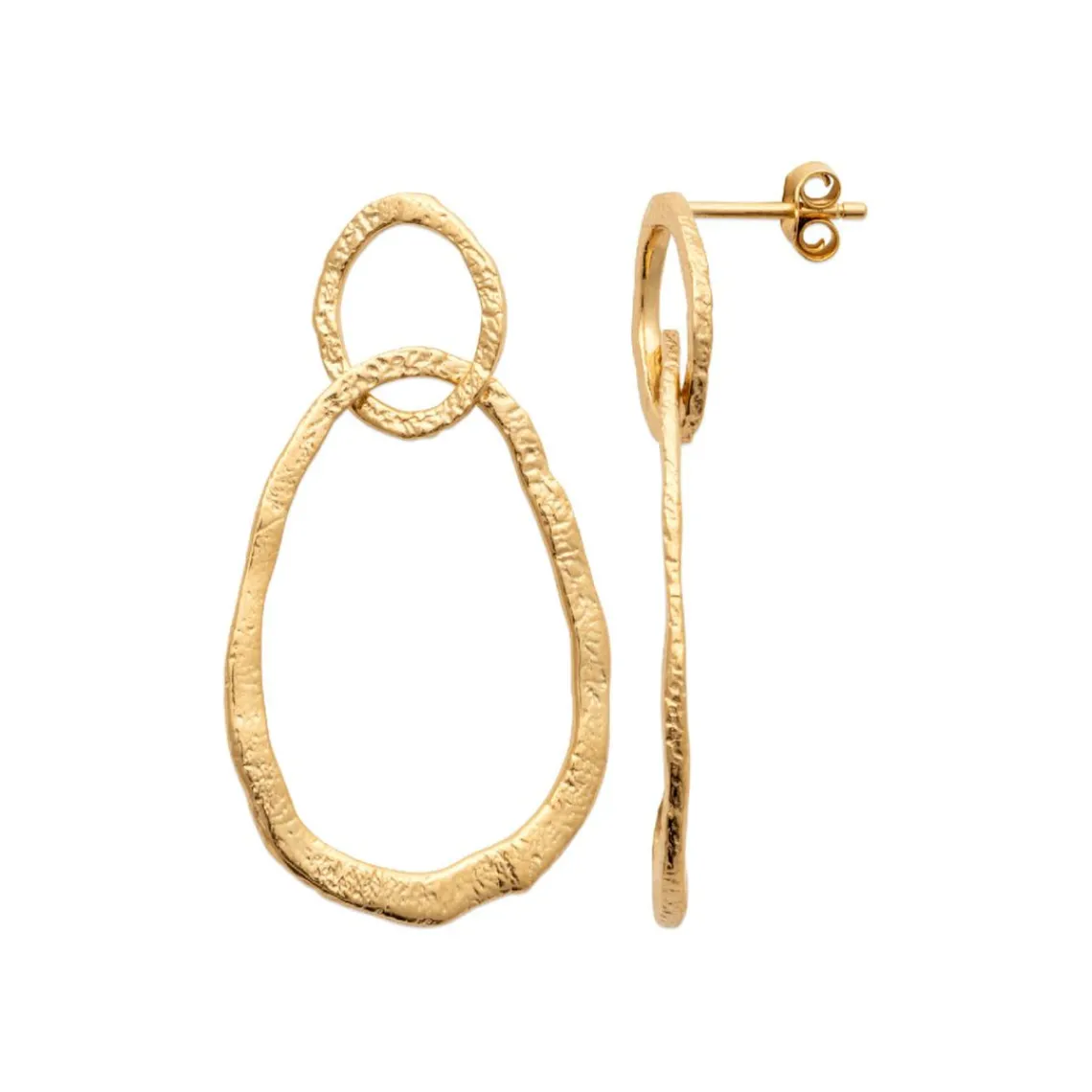 Maison de la Bijouterie Boucle d'oreilles Pendantes femme plaqué or - Y5WW000 | Femme Boucles D'Oreilles