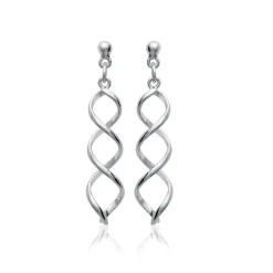Maison de la Bijouterie Boucle d'oreilles Pendantes femme argent rhodié - W3W3Y00 | Femme Boucles D'Oreilles