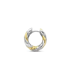 Ti Sento Boucle d'oreille 7884ZY-H - Argent, plaqué or | Femme Boucles D'Oreilles