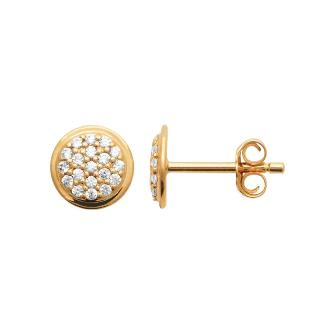 Maison de la Bijouterie Boucle-d'oreille-Y5W0WZ-- Plaqué Or | Femme Boucles D'Oreilles