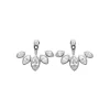 Maison de la Bijouterie Boucles d'oreille femme argent rhodié blanc serti clos - Z53WZZ0 | Femme Boucles D'Oreilles