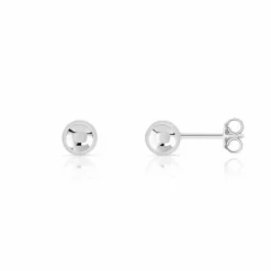 Maison de la Bijouterie Boucles d'oreille femme argent rhodié - W0Y403Y5 | Femme Boucles D'Oreilles