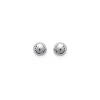 Maison de la Bijouterie Boucles d'oreille femme argent rhodié boules - W0Y403Y3 | Femme Boucles D'Oreilles