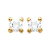 Maison de la Bijouterie Boucles d'oreille femme plaqué or - Y5055Z0Y | Femme Boucles D'Oreilles