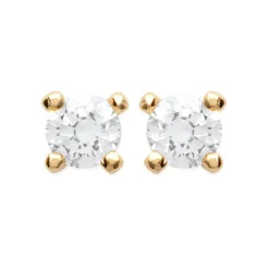 Maison de la Bijouterie Boucles d'oreille femme plaqué or - Y5055Z03 | Femme Boucles D'Oreilles