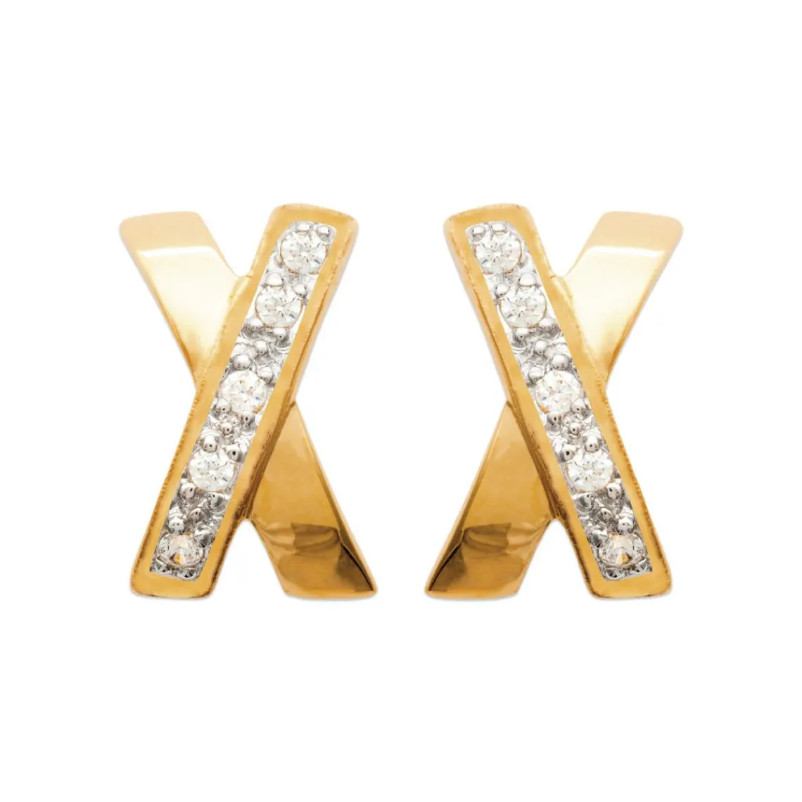 Maison de la Bijouterie Boucles d'oreille femme plaqué or - Y3Y6UZZ | Femme Boucles D'Oreilles