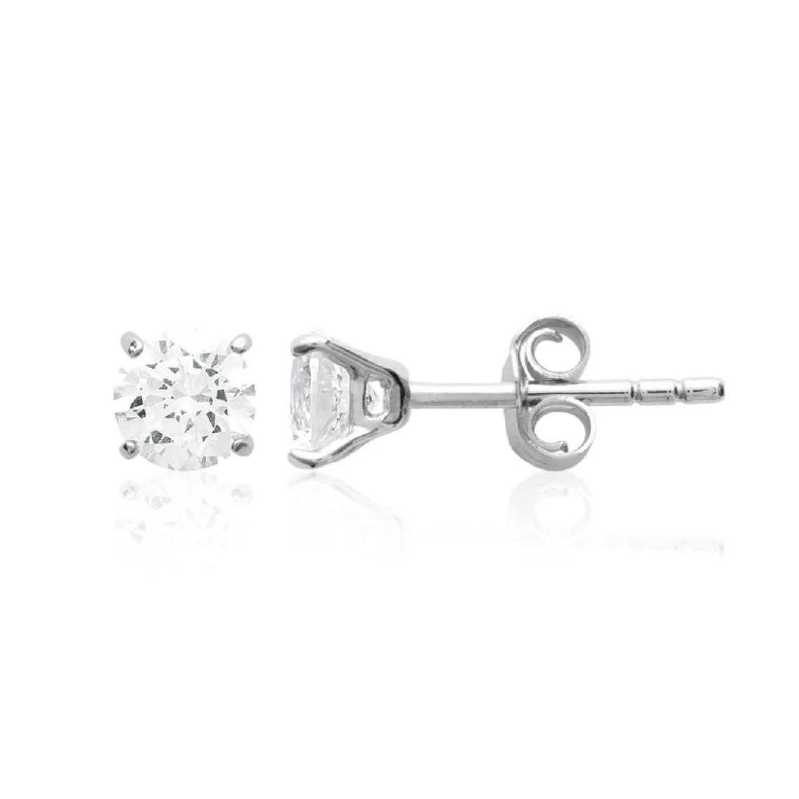 Maison de la Bijouterie Boucles d'oreille mixte argent rhodié - Z5055Z05 | Femme Boucles D'Oreilles