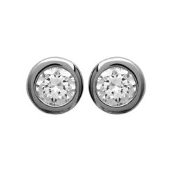 Maison de la Bijouterie Boucles d'oreille mixte argent rhodié - Z5ZZ5Z04 | Femme Boucles D'Oreilles