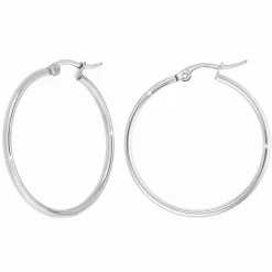 Angèle M Bijoux Boucles d'oreilles Angèle M - B2261-ARGENT Acier Argent | Femme Boucles D'Oreilles