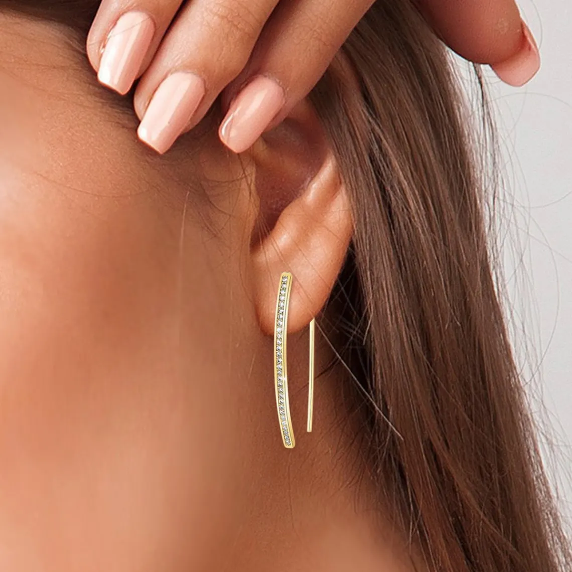 Angèle M Bijoux Boucles d'oreilles Angèle M B2114-DORE | Femme Boucles D'Oreilles