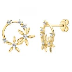 Angèle M Bijoux Boucles d'oreilles Angèle M B2296-DORE | Femme Boucles D'Oreilles