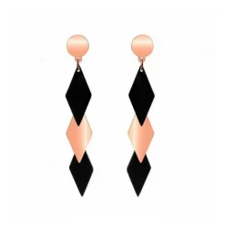 Angèle M Bijoux Boucles d'oreilles Angèle M B1816-ORROSE - Acier Doré | Femme Boucles D'Oreilles