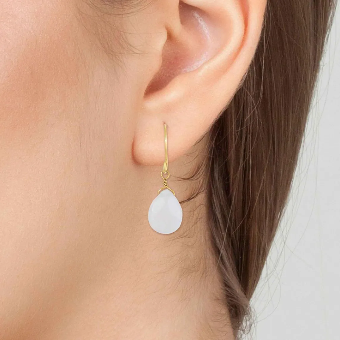 Angèle M Bijoux Boucles d'oreilles Angèle M B2499-ROSE - Acier Doré | Femme Boucles D'Oreilles