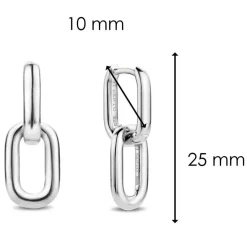 Ti Sento Boucles d'oreilles Anneaux femme Bijoux - Wonders of past and future | Femme Boucles D'Oreilles|Bague