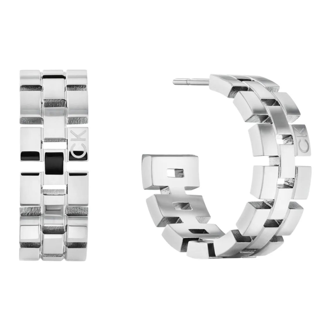 Calvin Klein Bijoux Boucles d'oreilles Calvin Klein 35000249 - Femme - Argentées | Femme Boucles D'Oreilles