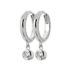 Maison de la Bijouterie Boucles d'oreilles créoles argent fantaisie 12mm Z63U3Z0 | Femme Boucles D'Oreilles