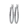 Maison de la Bijouterie Boucles d'oreilles créoles argent 20mm Z6ZZ3Y0 | Femme Boucles D'Oreilles