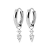 Maison de la Bijouterie Boucles d'oreilles créoles argent fantaisie 12mm Z643YZ0 | Femme Boucles D'Oreilles