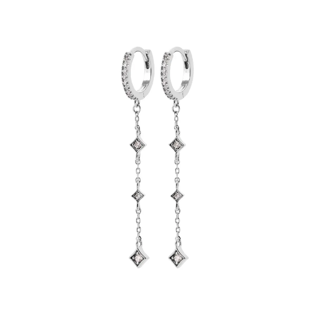 Maison de la Bijouterie Boucles d'oreilles créoles argent fantaisie 10mm Z64Z3Z0 | Femme Boucles D'Oreilles