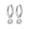 Maison de la Bijouterie Boucles d'oreilles créoles argent fantaisie 12mm Z640ZZ0 | Femme Boucles D'Oreilles