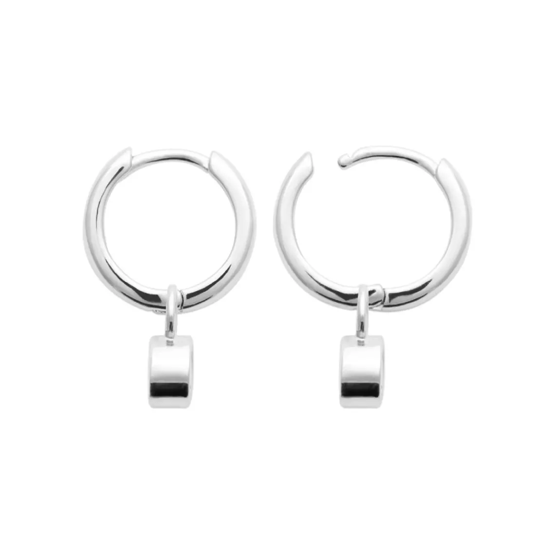 Maison de la Bijouterie Boucles d'oreilles créoles argent fantaisie 12mm Z640ZZ0 | Femme Boucles D'Oreilles