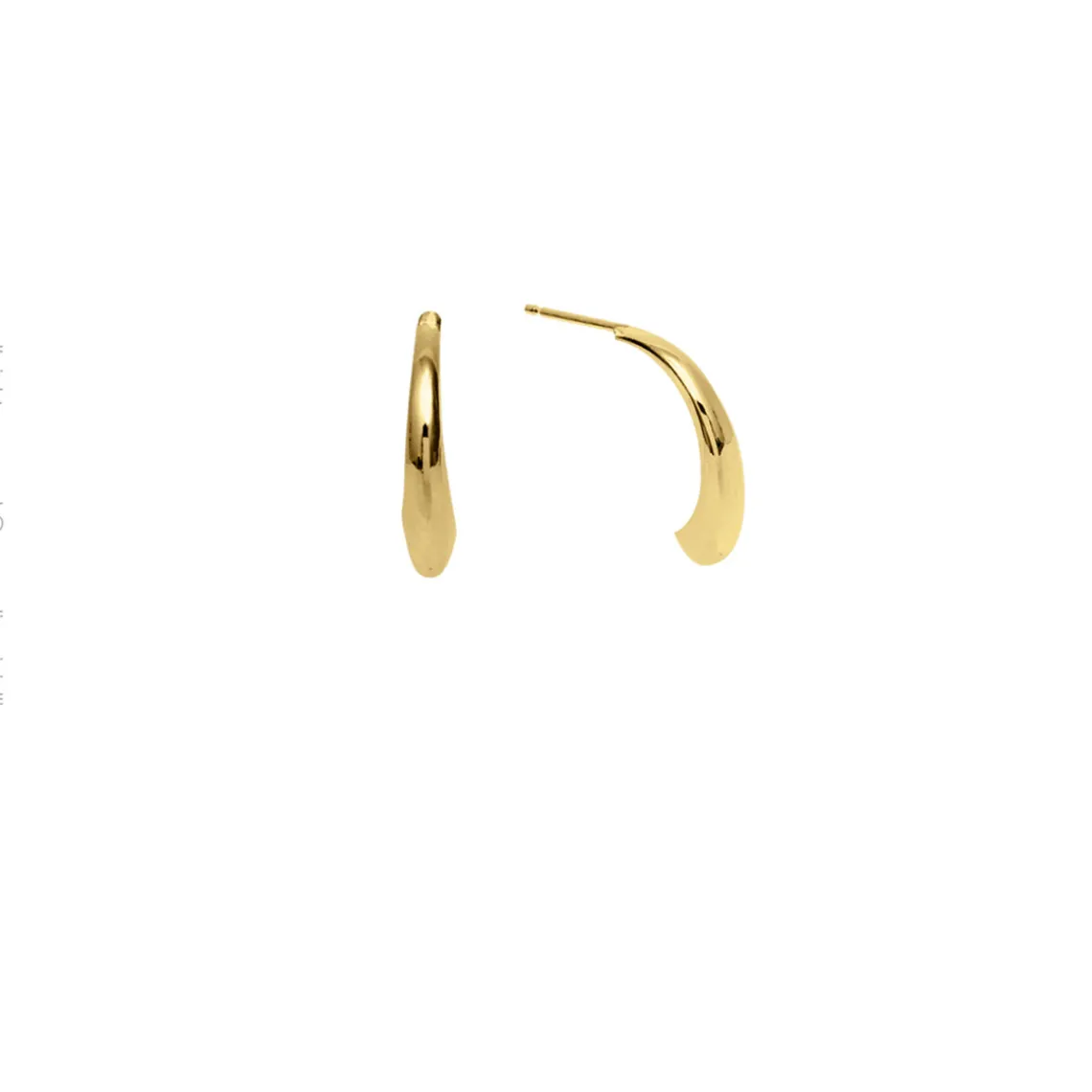 Diva Gioielli Boucles d'oreilles City 17848-006 - Argent Doré | Femme Boucles D'Oreilles