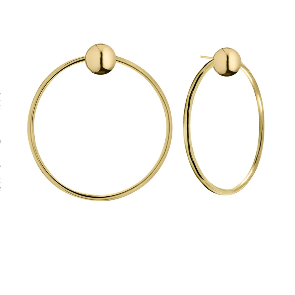 Diva Gioielli Boucles d'oreilles Eclisse 17743-006 - Argent Doré | Femme Boucles D'Oreilles