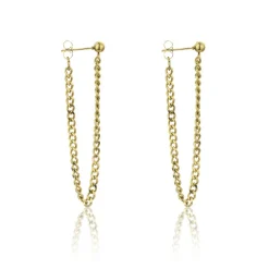 Emily Westwood Bijoux Boucles d'oreilles Emily Westwood EWE23135G - Acier Doré | Femme Boucles D'Oreilles