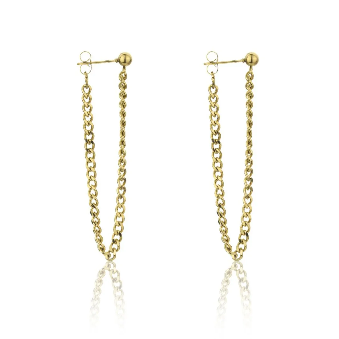 Emily Westwood Bijoux Boucles d'oreilles Emily Westwood EWE23135G - Acier Doré | Femme Boucles D'Oreilles
