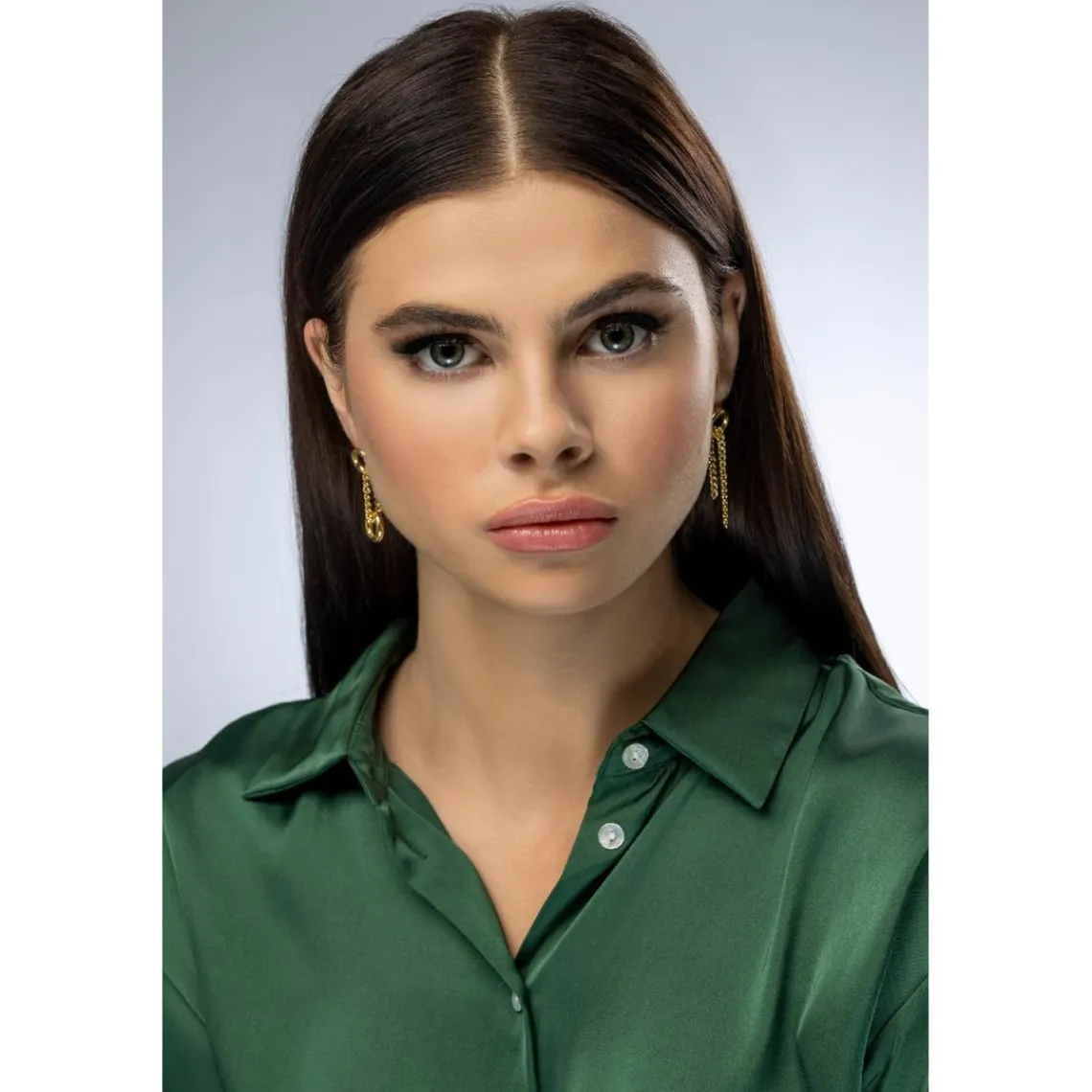 Emily Westwood Bijoux Boucles d'oreilles Emily Westwood EWE23126G - Acier Doré | Femme Boucles D'Oreilles