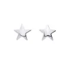Stella Boucles d'oreilles Etoiles Or 375/1000 blanc (9K) | Enfant Boucles D'Oreilles