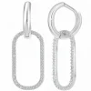 So Charm Bijoux Boucles d'oreilles Femme B2472 en acier argenté | Femme Boucles D'Oreilles