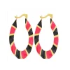 Edforce Boucles d'oreilles Femme 280-0042-E - Acier Doré | Femme Boucles D'Oreilles