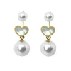 Edforce Boucles d'oreilles Femme 373-0009-E - Acier Doré | Femme Boucles D'Oreilles