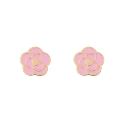 Edforce Boucles d'oreilles Femme 201-0122-E - Acier Doré | Femme Boucles D'Oreilles