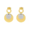 Edforce Boucles d'oreilles Femme 503-0007-E - Acier Doré | Femme Boucles D'Oreilles