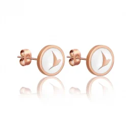 Emily Westwood Bijoux Boucles d’oreilles Femme Emily Westwood WE1027R - Acier Doré rose | Femme Boucles D'Oreilles