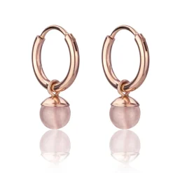 Emily Westwood Bijoux Boucles d’oreilles Femme Emily Westwood WE1202R - Acier Doré rose | Femme Boucles D'Oreilles